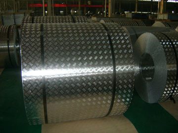 China placa quadriculado de alumínio do rolo de 4 milímetros, folhas de aço da placa do diamante para o ônibus fornecedor