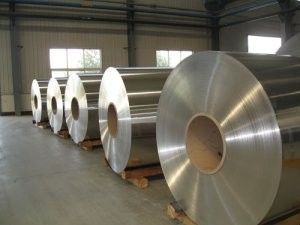 China Processo de manufactura hidrófilo da folha de alumínio de folha de alumínio para o calor e a isolação acústica fornecedor