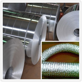 China Folha de alumínio industrial 8011 8079 0.08mm a 0,11 milímetros para a tubulação &amp; o canal com largura 50mm 61mm fornecedor